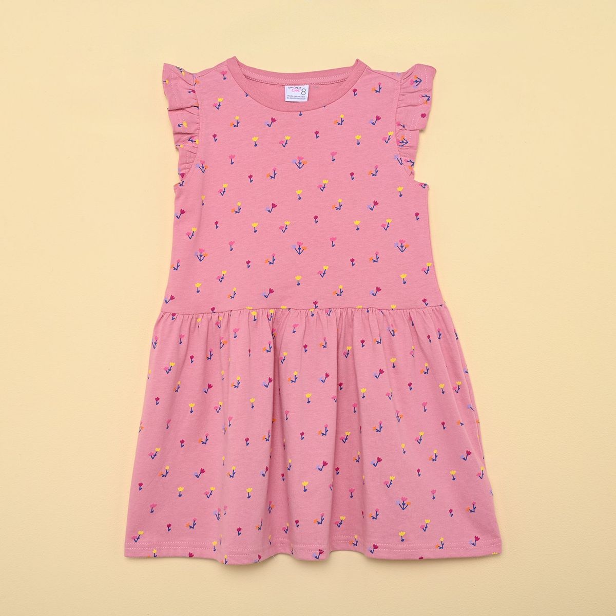 YAMP - Vestido Niña Manga Corta Algodón Yamp