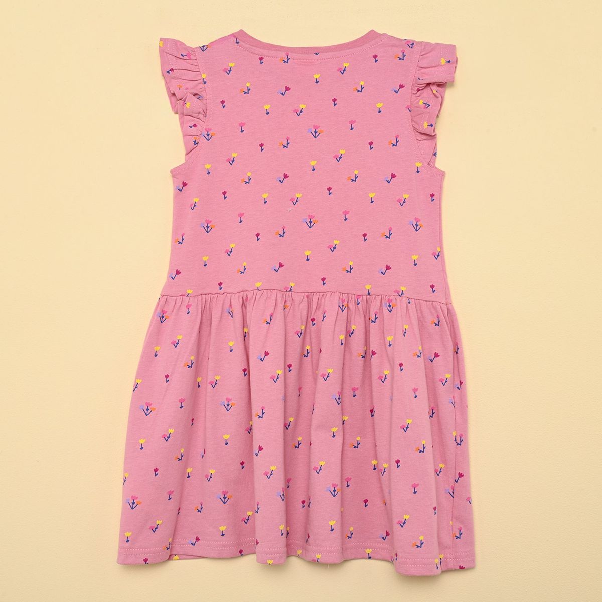 YAMP - Vestido Niña Manga Corta Algodón Yamp