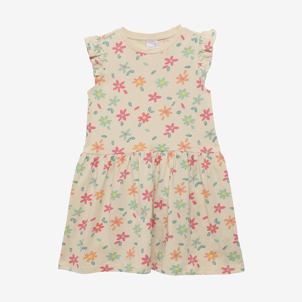 YAMP - Vestido Niña Manga Corta Algodón Yamp