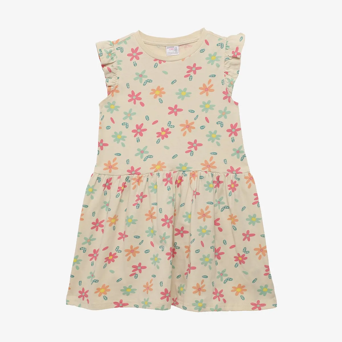 YAMP - Vestido Niña Manga Corta Algodón Yamp