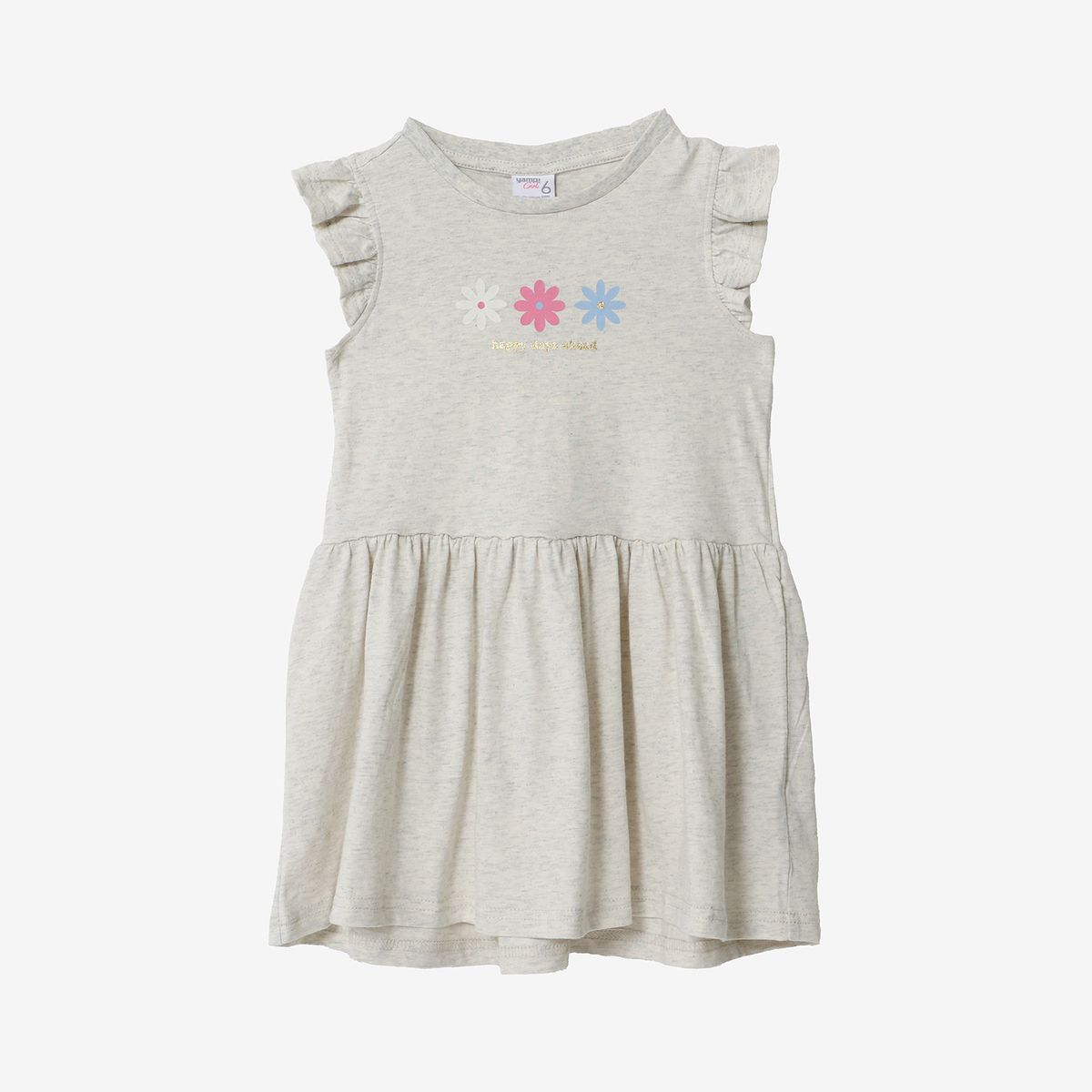 YAMP - Vestido Niña Manga Corta Algodón Yamp