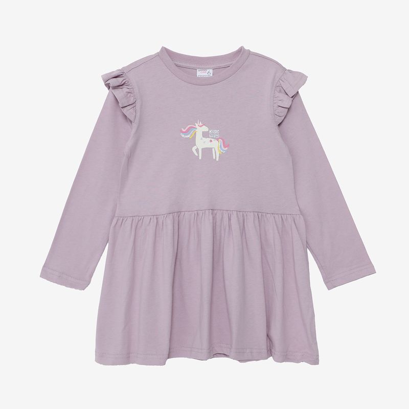 YAMP - Vestido Niña Manga Larga Algodón Yamp