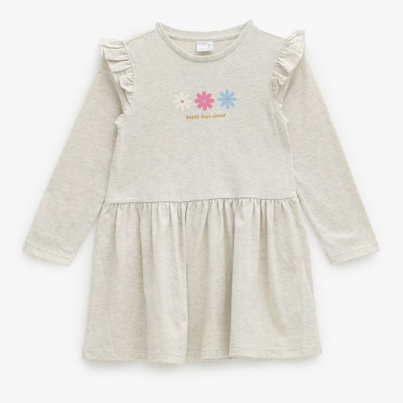 YAMP - Vestido Niña Manga Larga Algodón Yamp