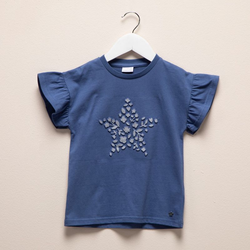 YAMP - Polo Yamp Algodón Manga Corta Niña Estampada