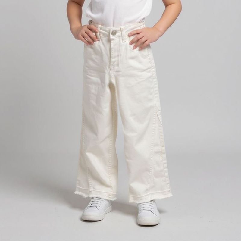 YAMP - Jeans Yamp Wide Leg Denim Casual Niña Tiro Medio