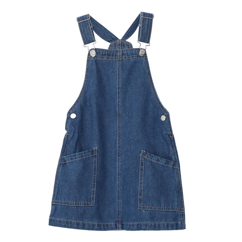 YAMP - Overol Denim Niña Yamp Diseño Flores Casual