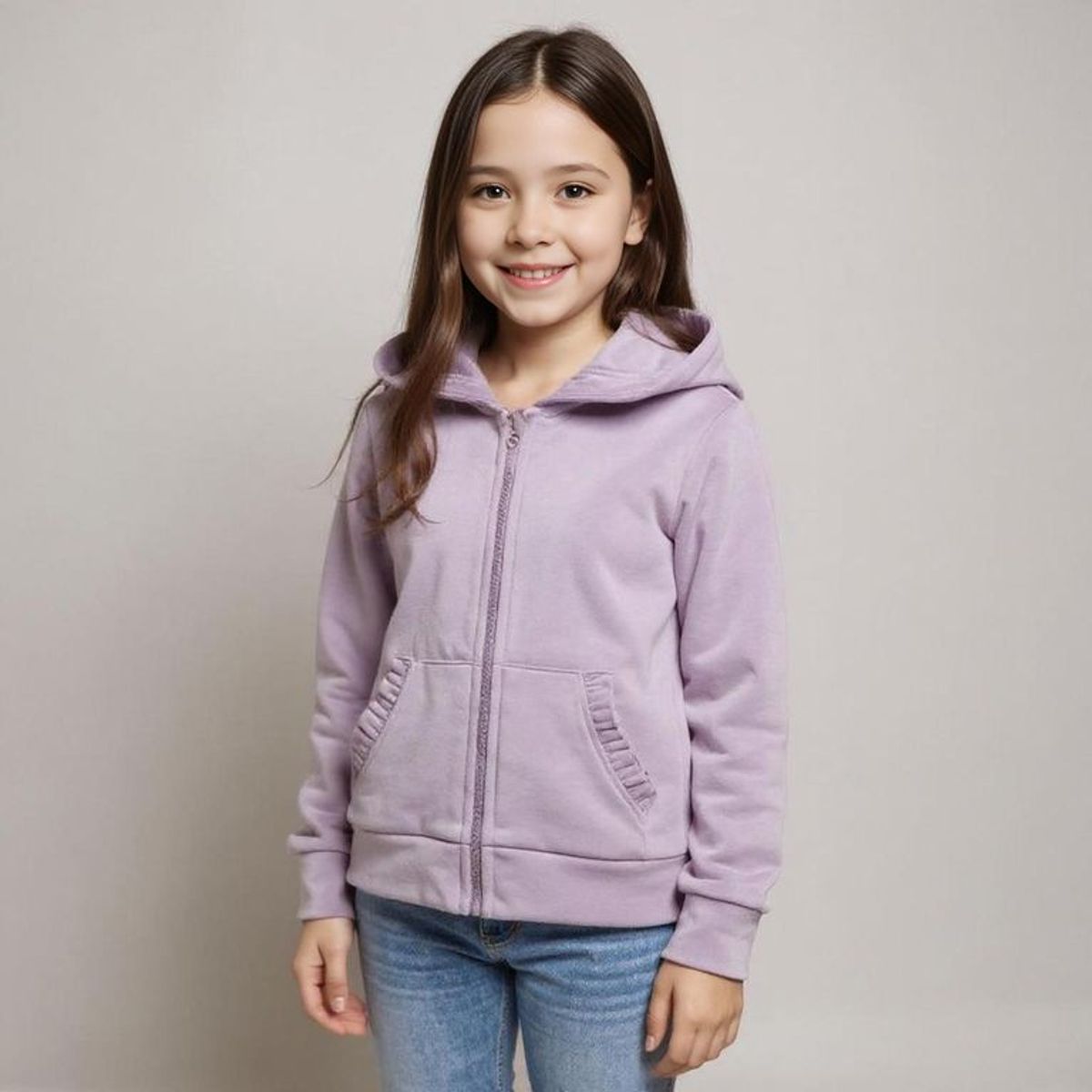 YAMP - Polera Afranelado con Capucha Yamp Niña