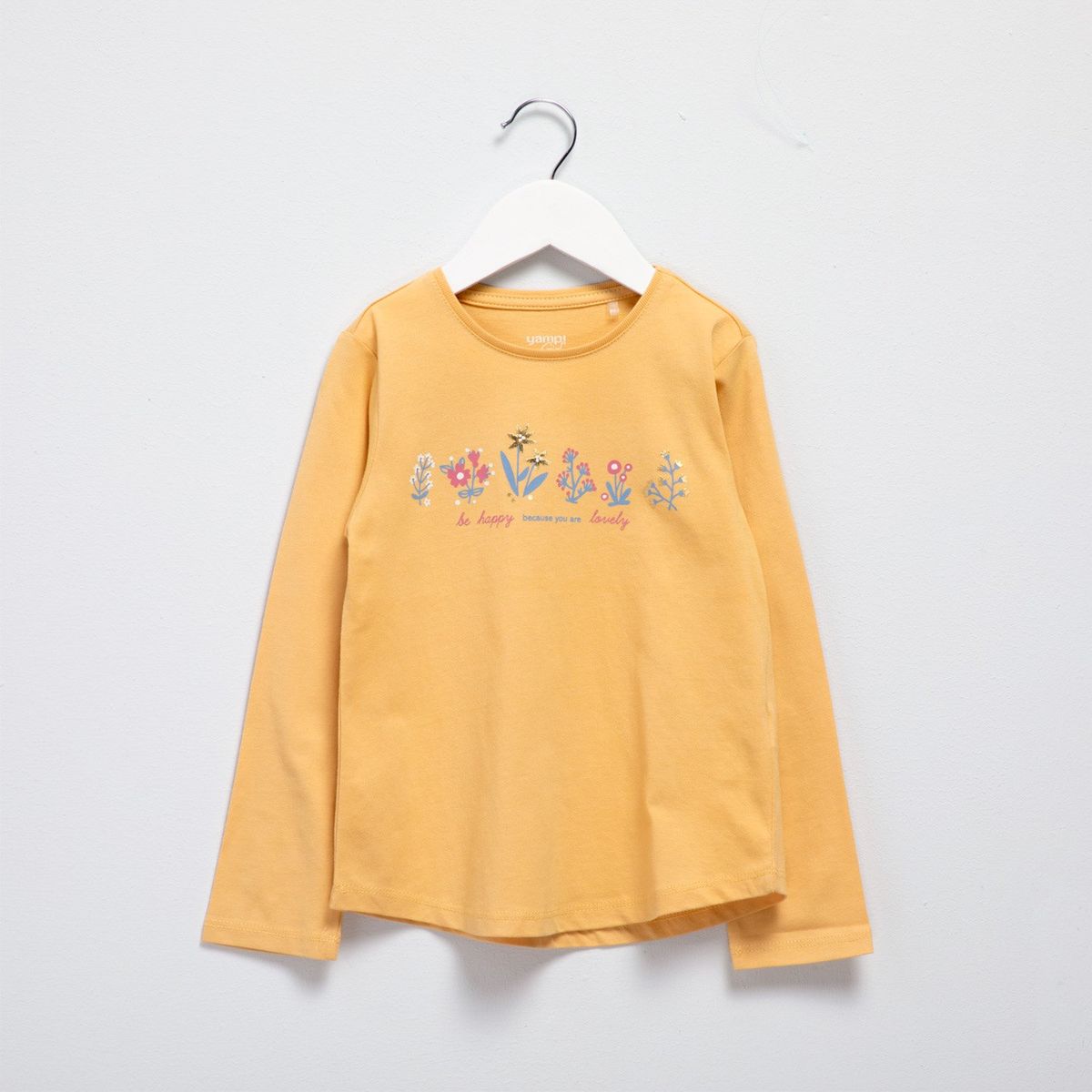 YAMP - Pack 3 Polos Manga Larga Algodón Niña Yamp Estampadas