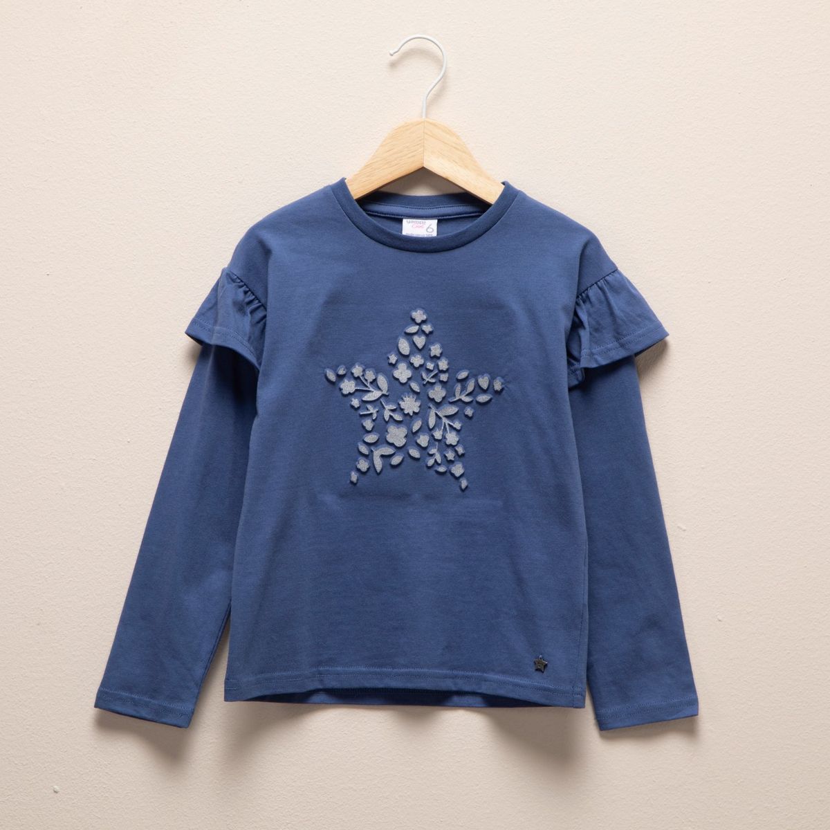 YAMP - Polo Yamp Algodón Manga Larga Estampada Niña