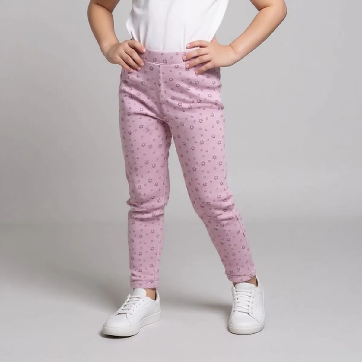YAMP - Leggins Yamp Forro Peludo Niña Estampada Casual