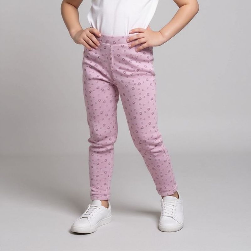 YAMP - Leggins Yamp Forro Peludo Niña Estampada Casual