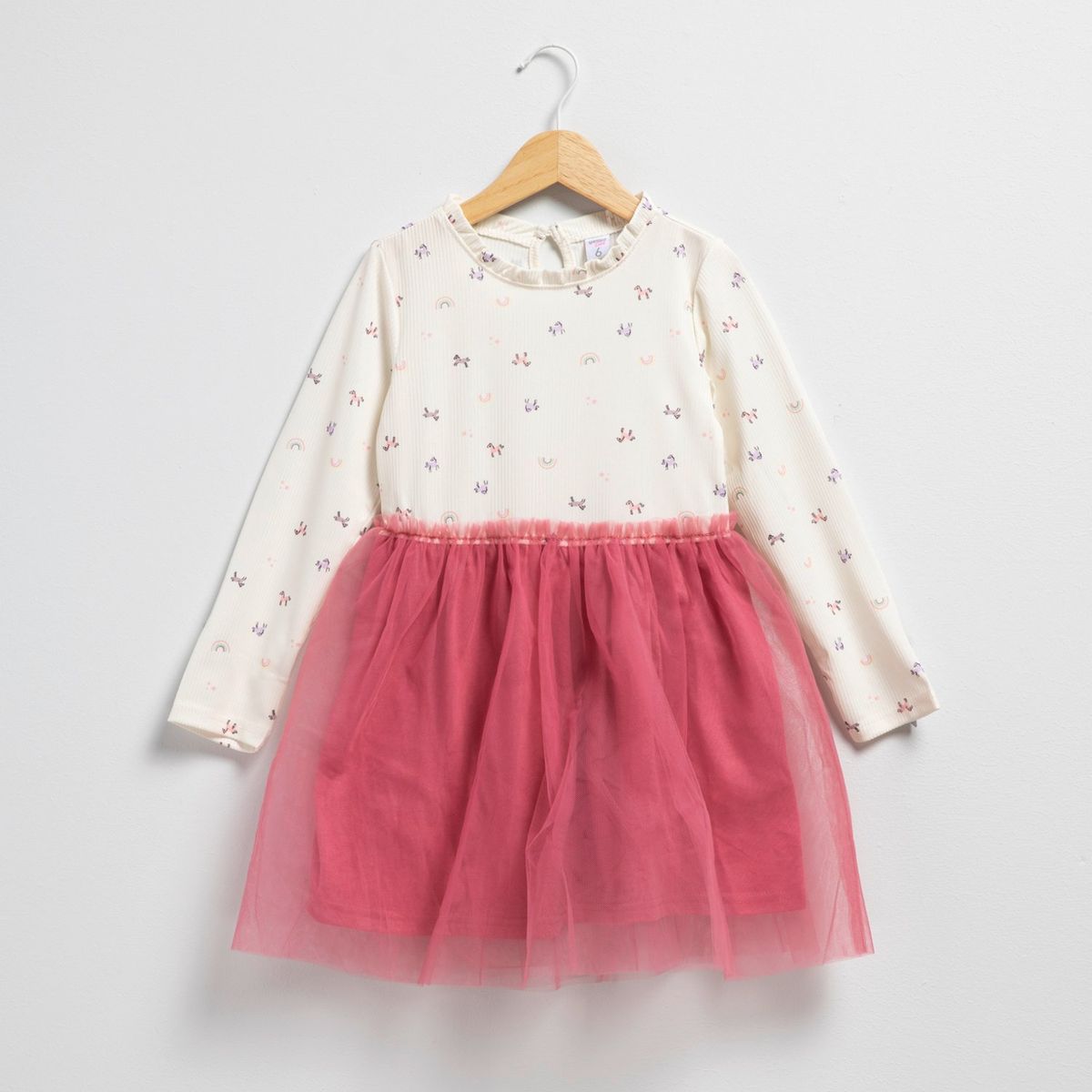 YAMP - Vestido Niña Tutu Manga Larga Yamp