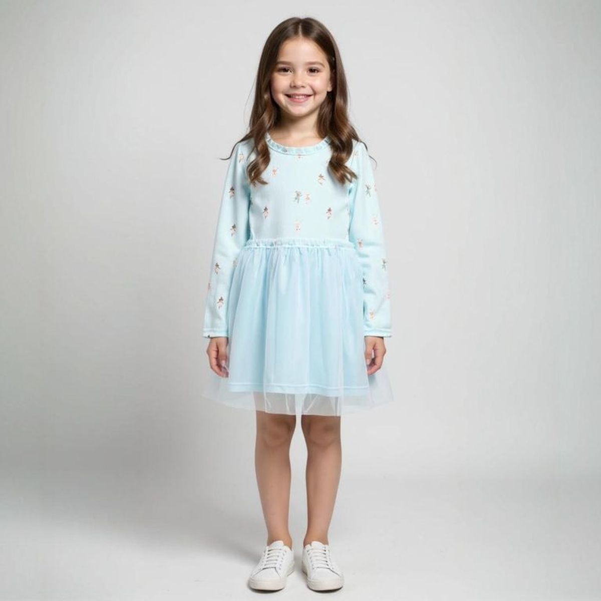 YAMP - Vestido Niña Tutu Manga Larga Yamp