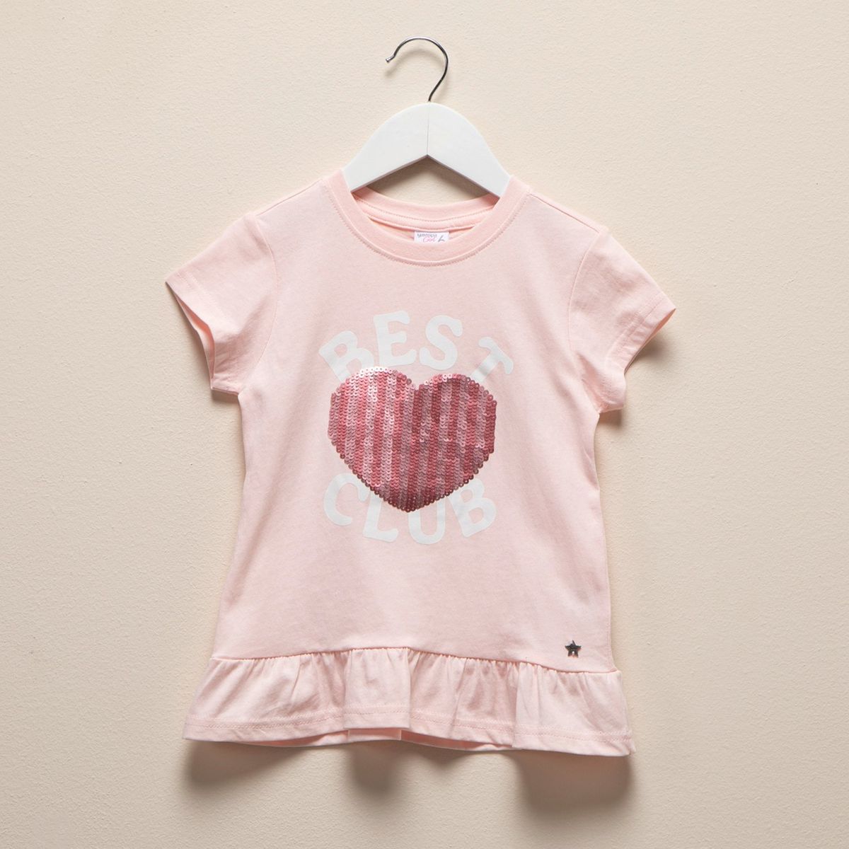 YAMP - Polo Yamp Algodón con Lentejuelas Niña Manga Corta