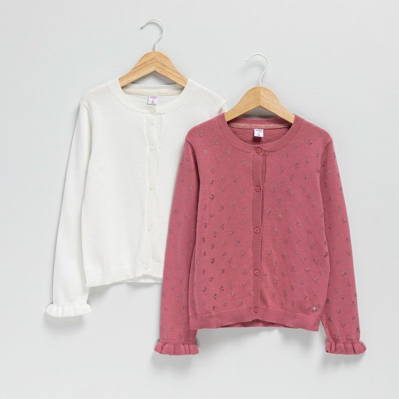 YAMP - Chompa Niña Pack X2 Algodón Yamp