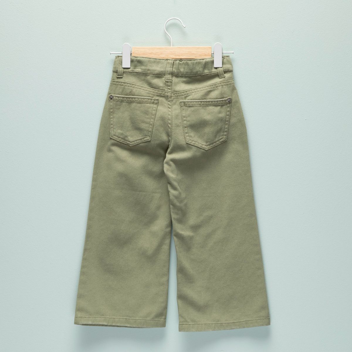 YAMP - Pantalón Yamp Casual Algodón Rayas Wide Leg Niña