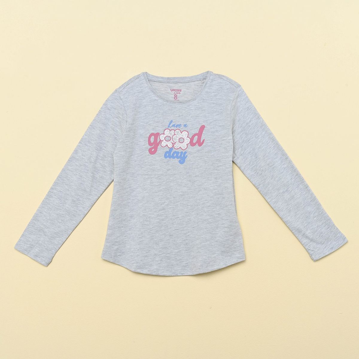 YAMP - Polo Algodón Manga Larga Estampada Niña Yamp