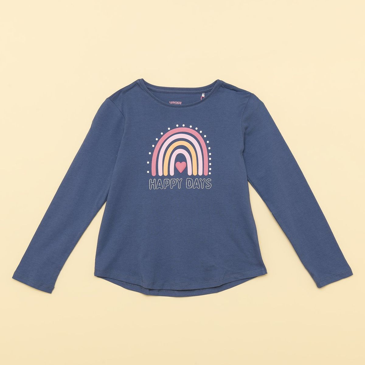 YAMP - Polo Algodón Manga Larga Estampada Niña Yamp
