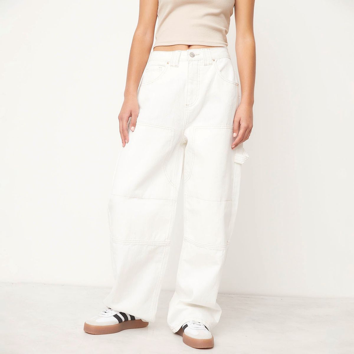 SYBILLA - Pantalón 100% Algodón Mujer Sybilla