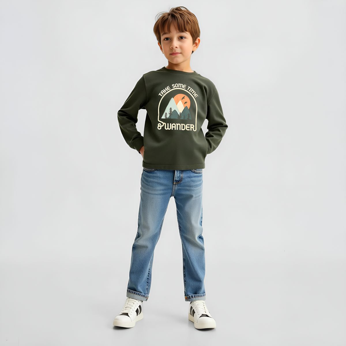 YAMP - Pack 3 Polos Manga Larga Algodón Niño Yamp Estampadas