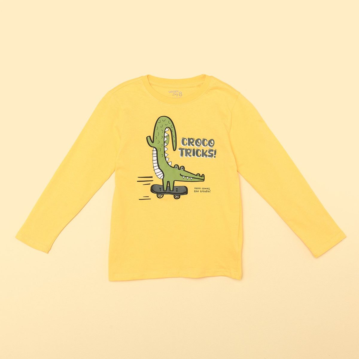 YAMP - Pack 3 Polos Manga Larga Algodón Niño Yamp Estampadas