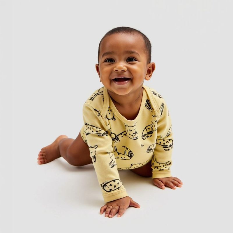 YAMP - Pack de 7 Bodys Manga Larga Algodón Yamp Bebé Niño