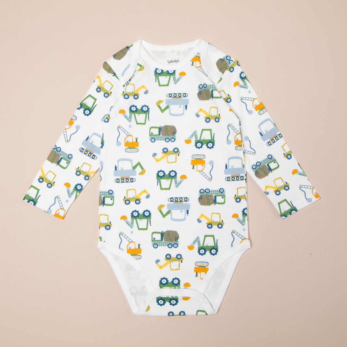 YAMP - Pack de 7 Bodys Manga Larga Algodón Yamp Bebé Niño