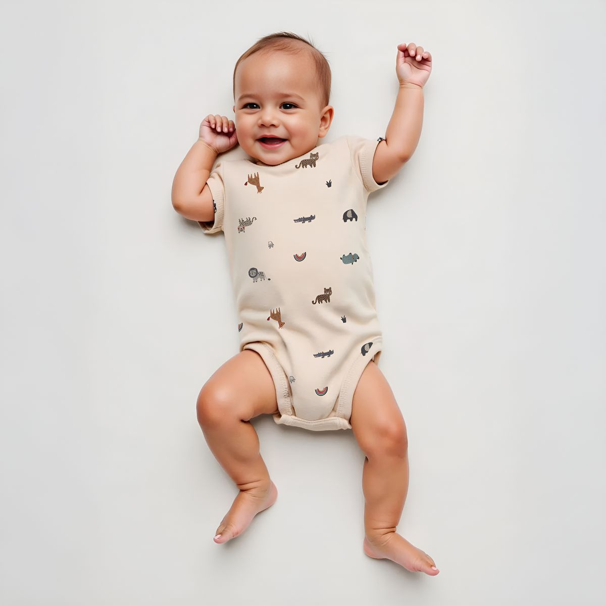 YAMP - Body Bebé Niño Pack X7 Algodón Yamp