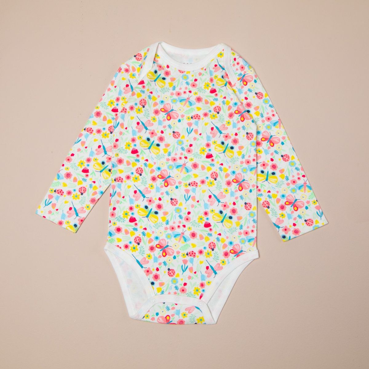 YAMP - Pack de 7 Bodys Yamp Algodón Manga Larga Bebé Niña Estampados