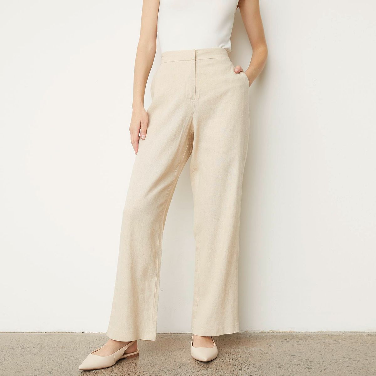 APOLOGY - Pantalón Casual Lino Mujer Apology