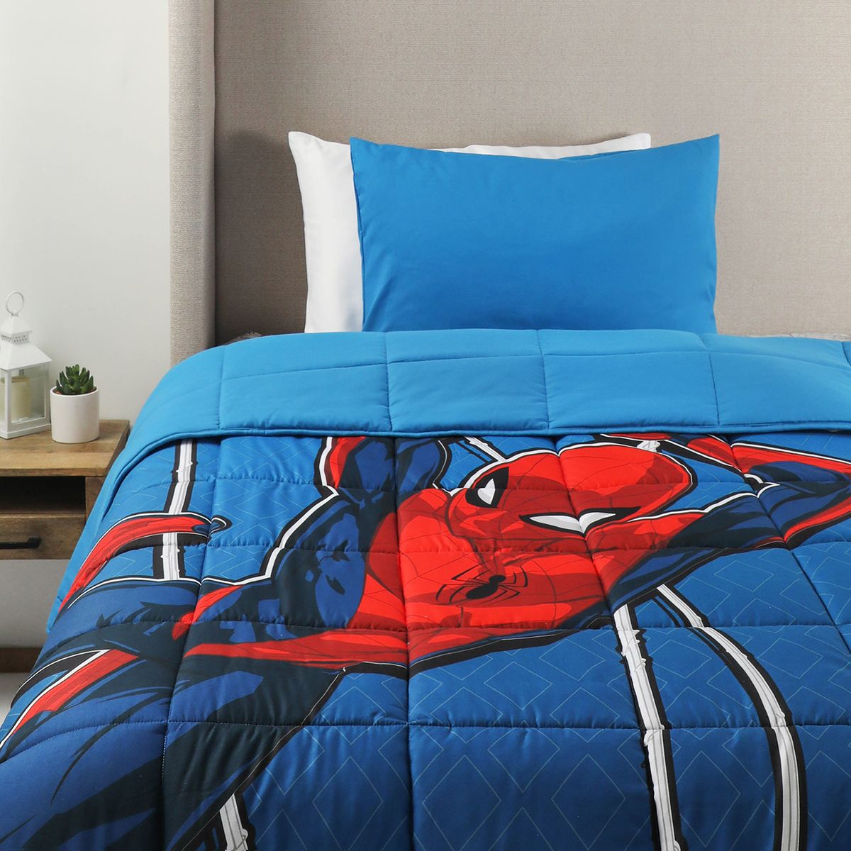SPIDERMAN - Juego De Cama: Edredón + Juego De Sábanas Spiderman