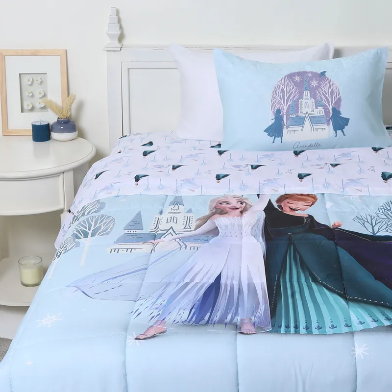 Juego De Cama: Edredón Juego De Sábanas Frozen Disney DISNEY