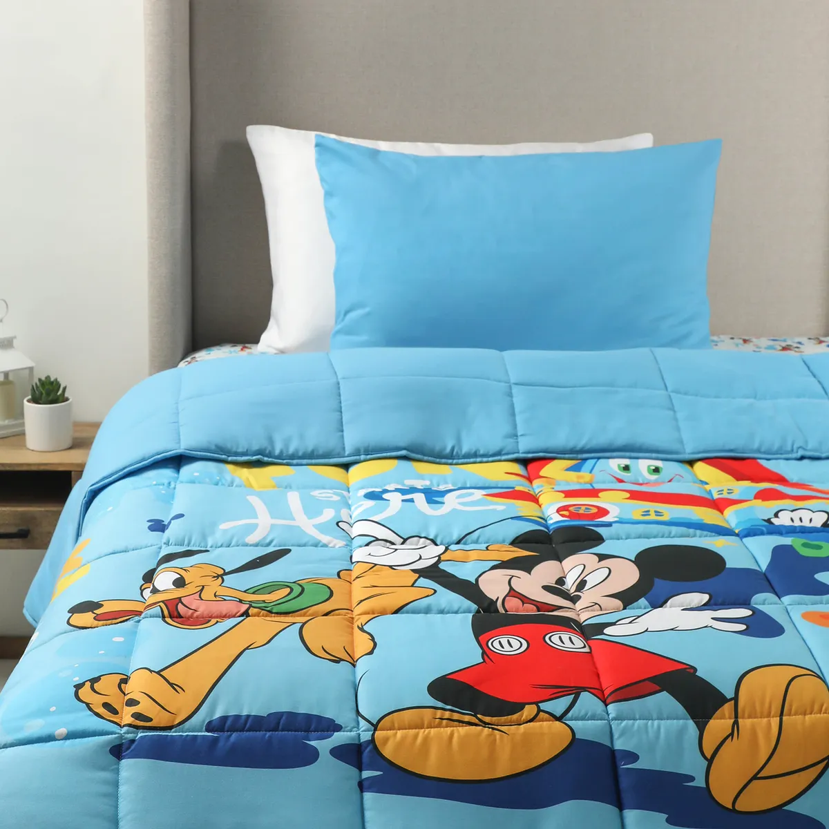 DISNEY - Juego De Cama: Edredón + Juego De Sábanas Mickey Disney
