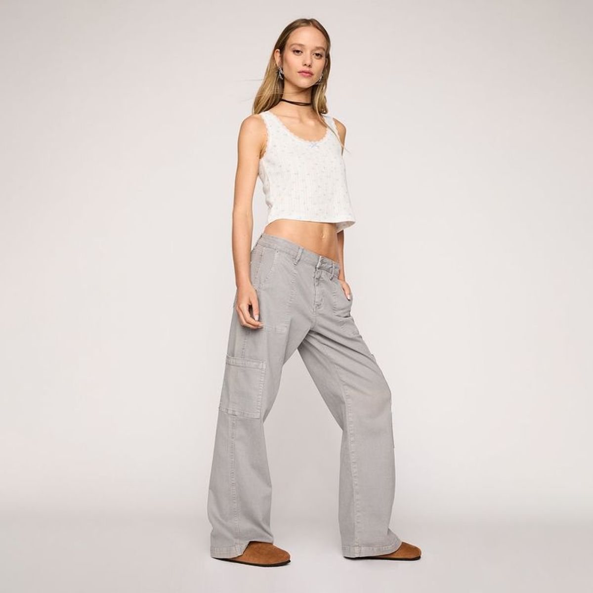 SYBILLA - Pantalón Algodón Mujer Sybilla