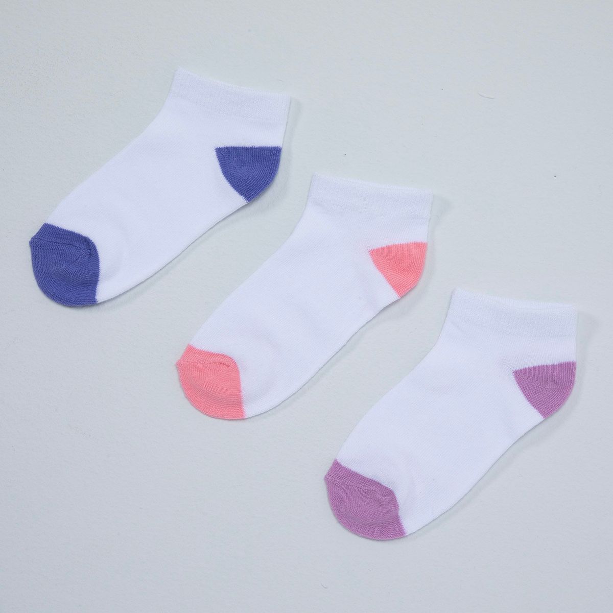 YAMP - Media Corta Niña Pack X3 Algodón Yamp