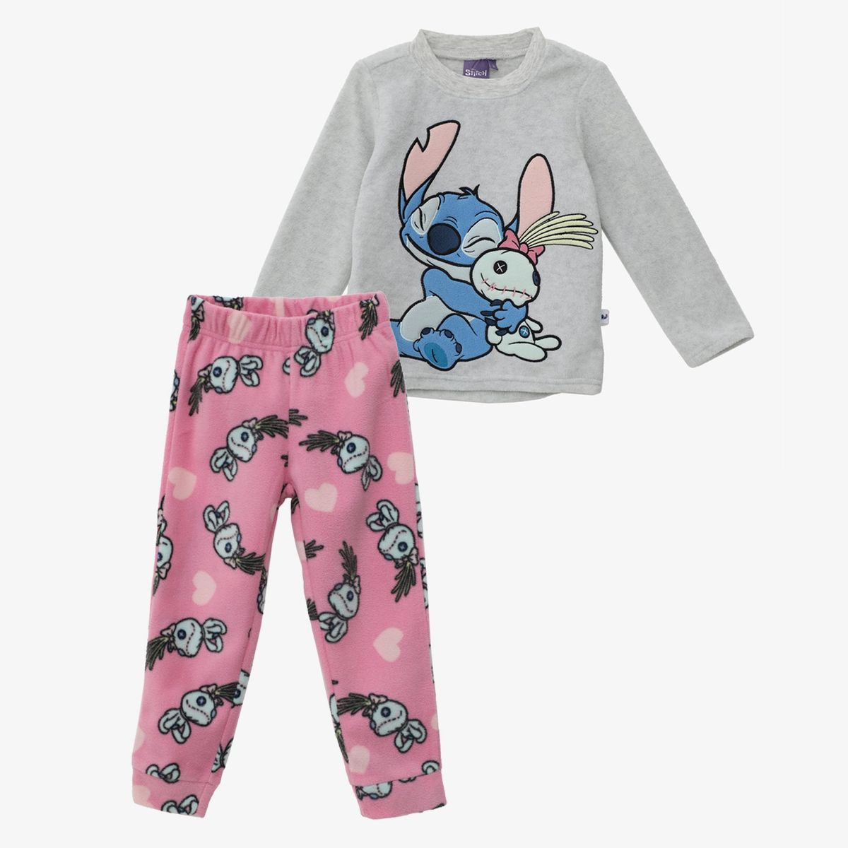 DISNEY - Pijama Niña Polar Lilo Y Stitch