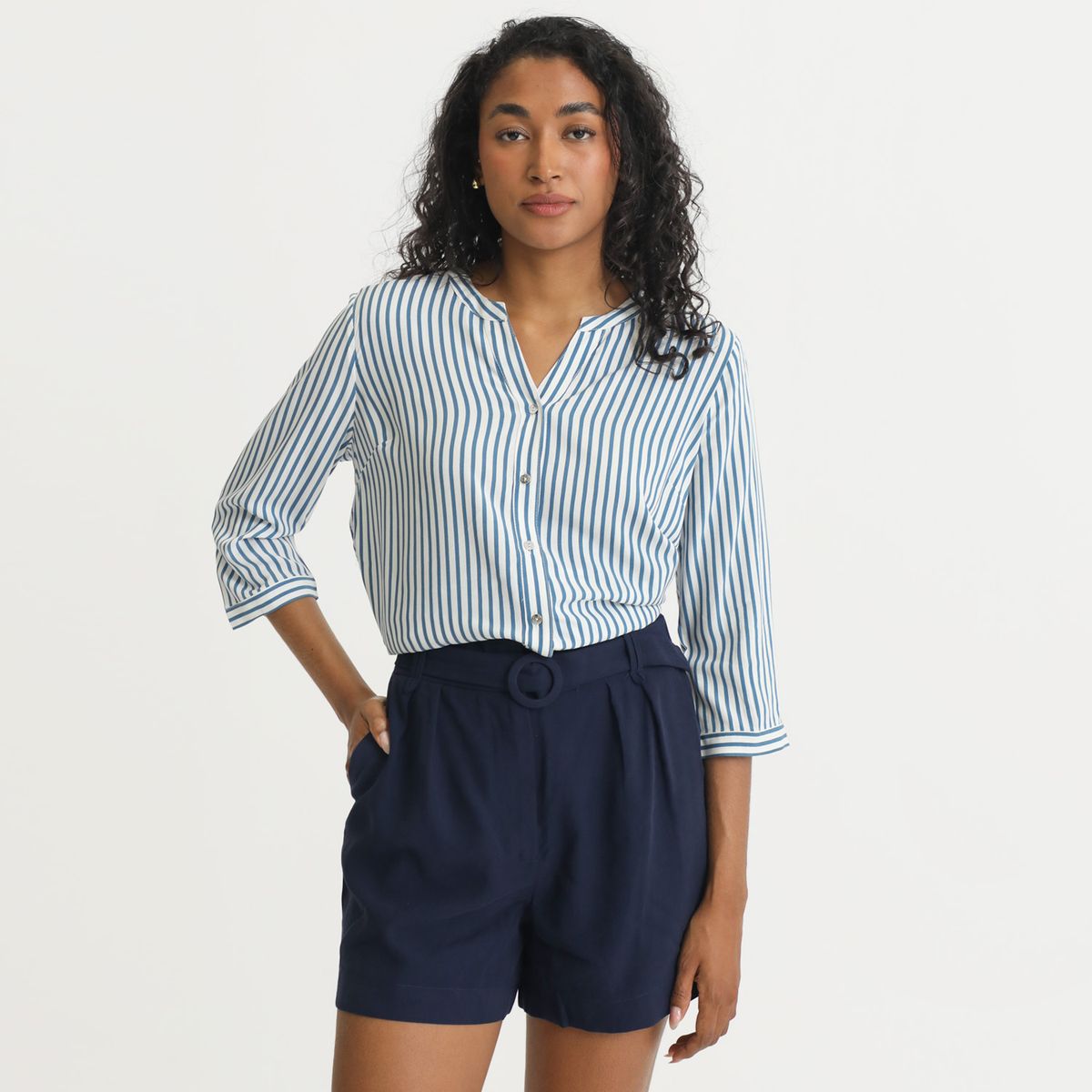 ELLE - Blusa Casual Mujer Elle