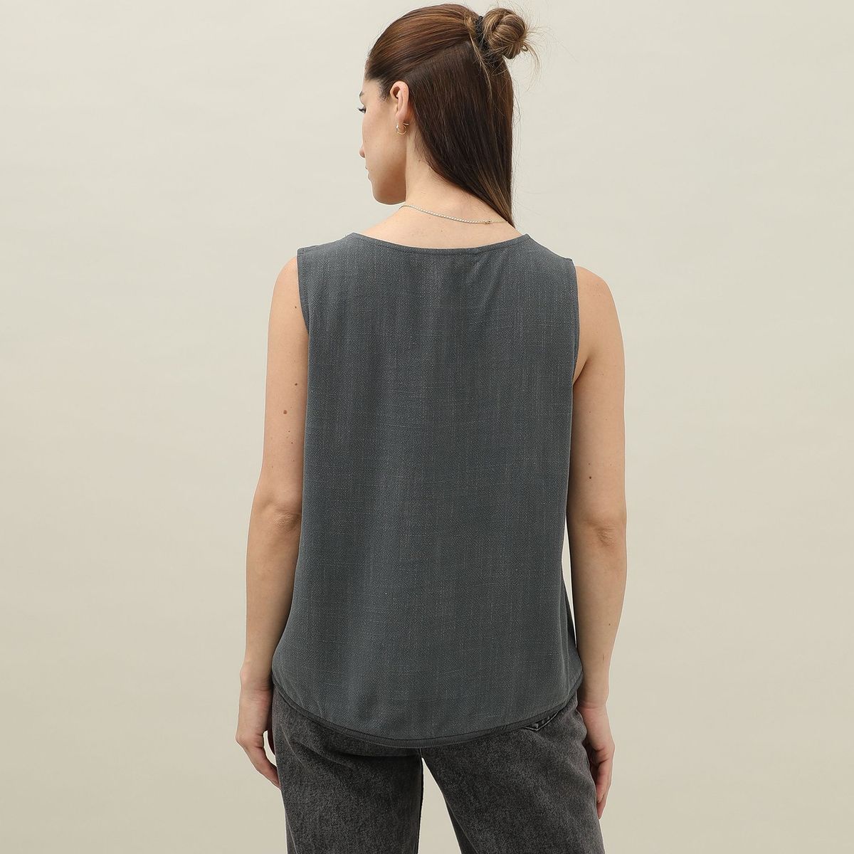 UNIVERSITY CLUB - Blusa Sin Mangas Casual Mujer University Club