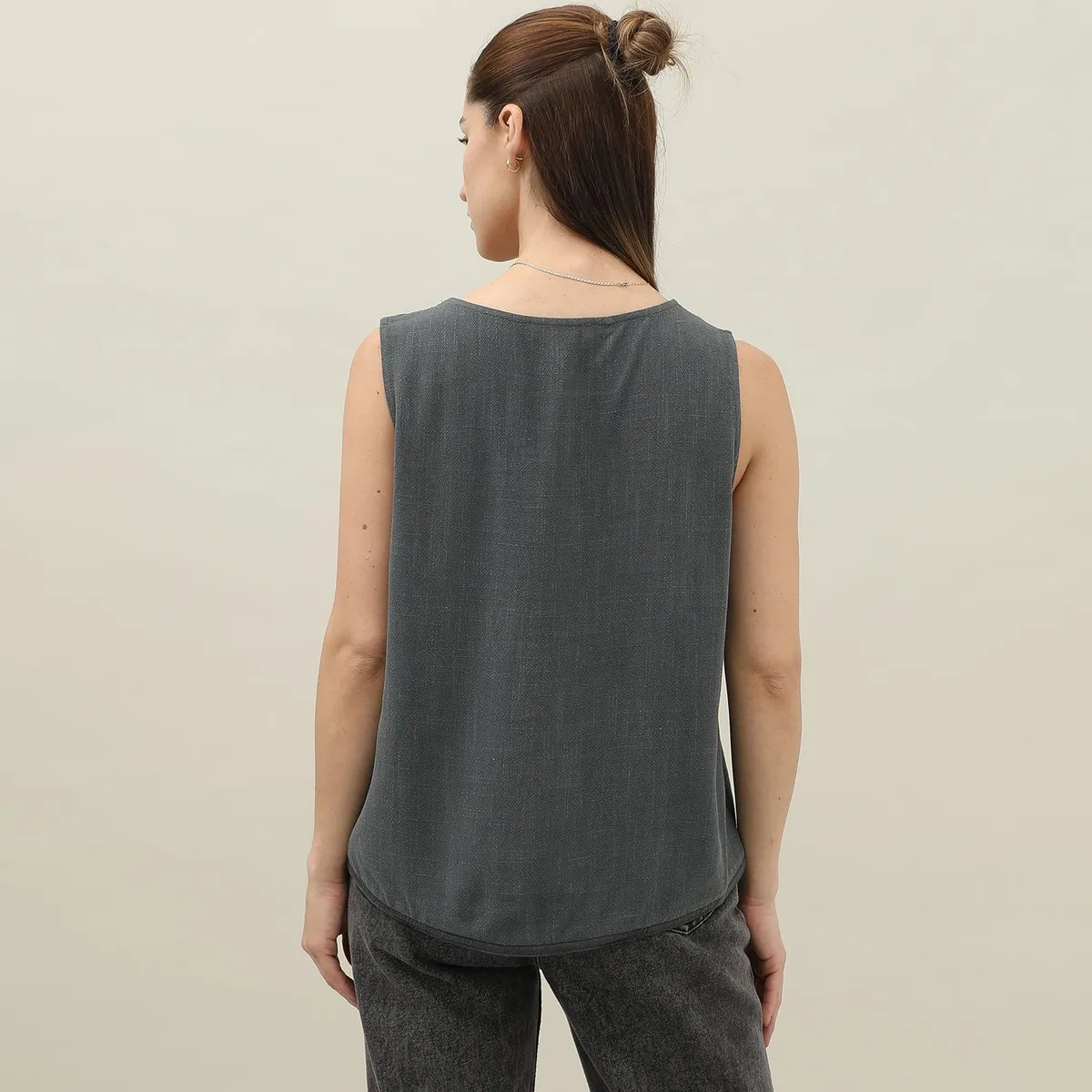 UNIVERSITY CLUB - Blusa Sin Mangas Casual Mujer University Club