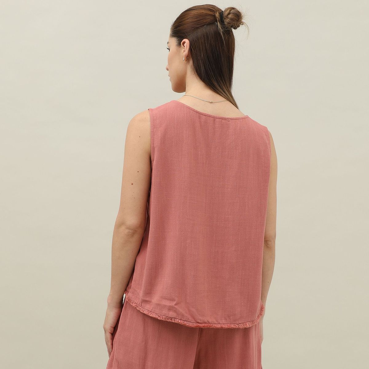 UNIVERSITY CLUB - Blusa Sin Mangas Casual Mujer University Club