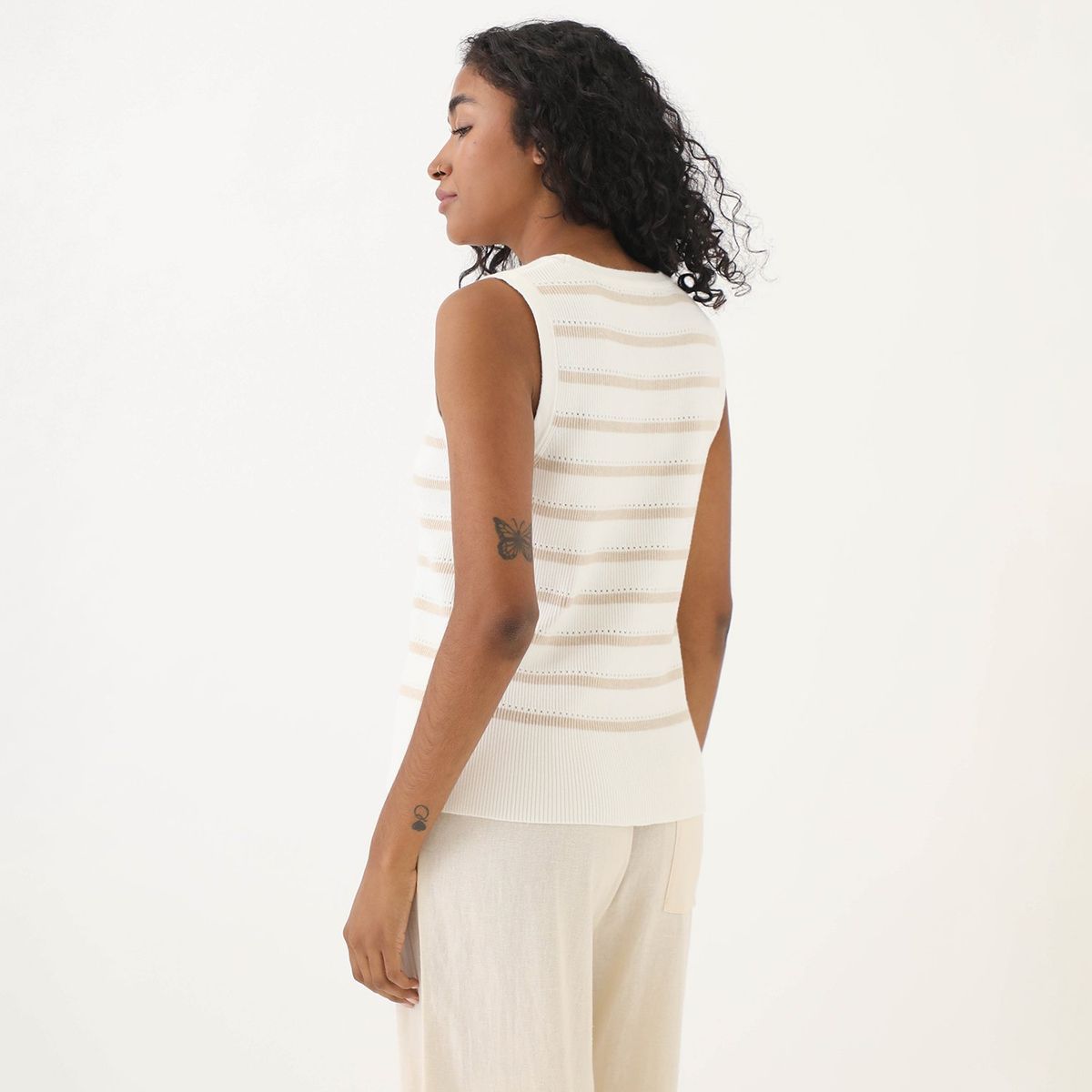 UNIVERSITY CLUB - Polo Sin Mangas Casual Mujer University Club