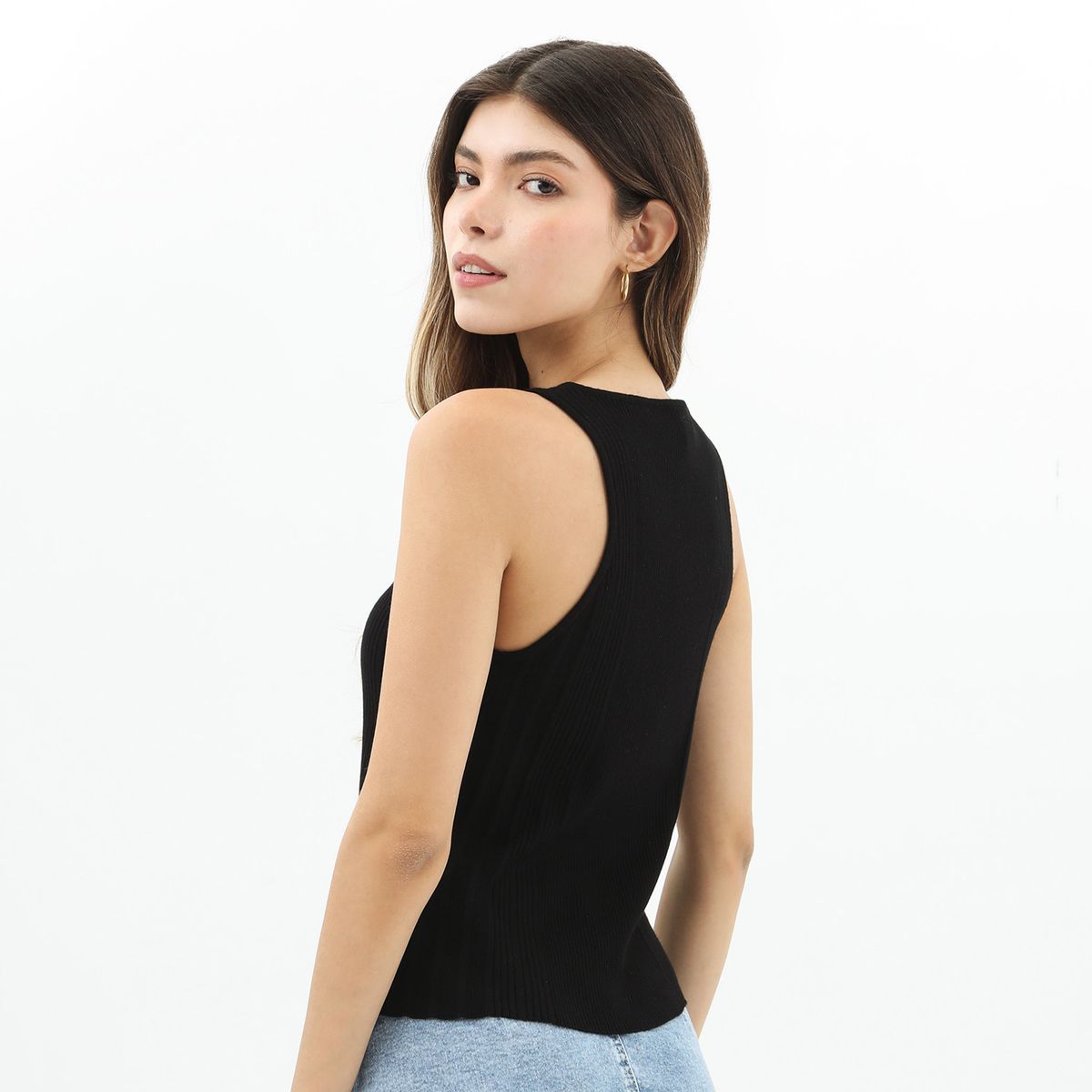 MOSSIMO - Polo Sin Mangas Casual Mujer Mossimo