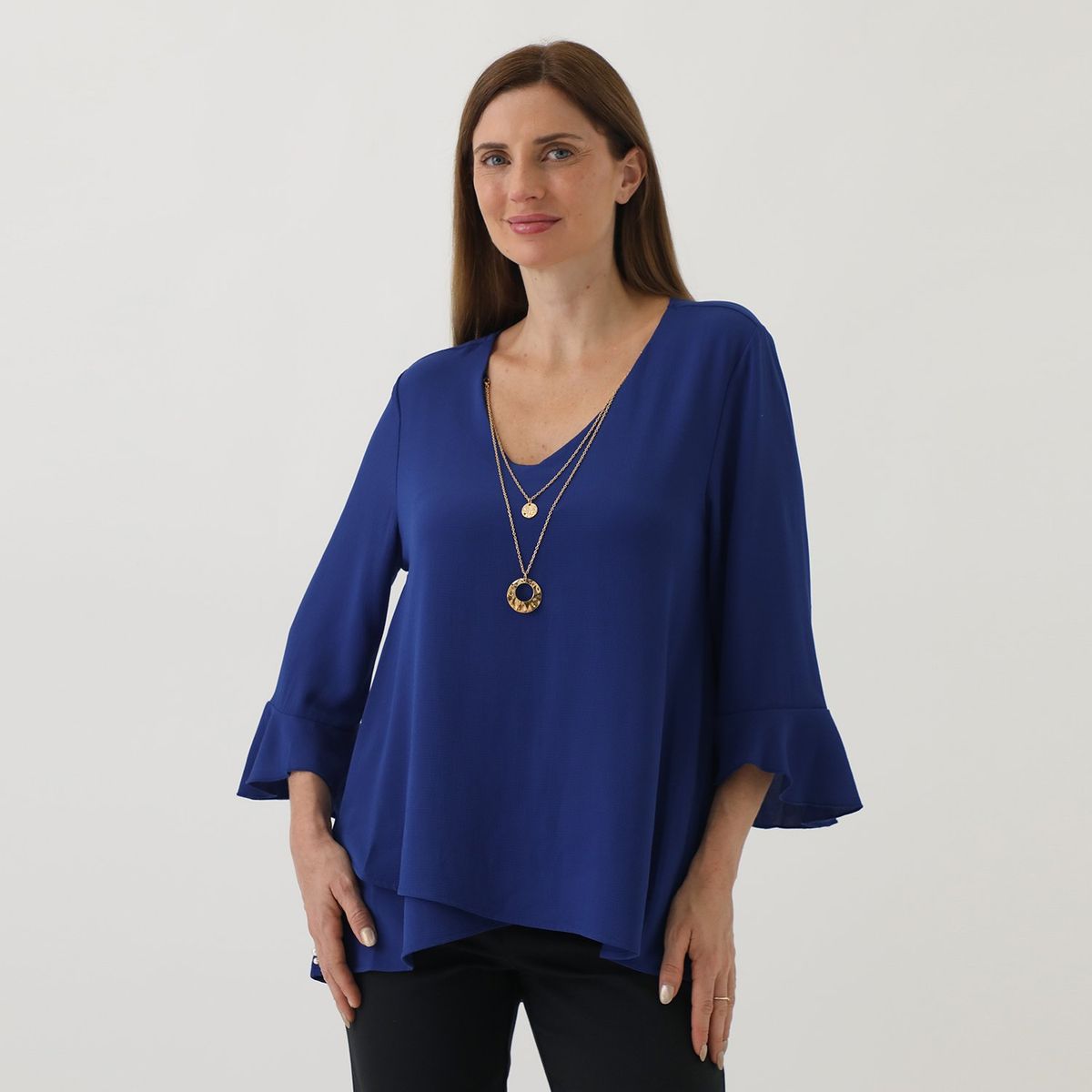 STEFANO COCCI - Blusa Manga Larga Casual Mujer Stefano Cocci
