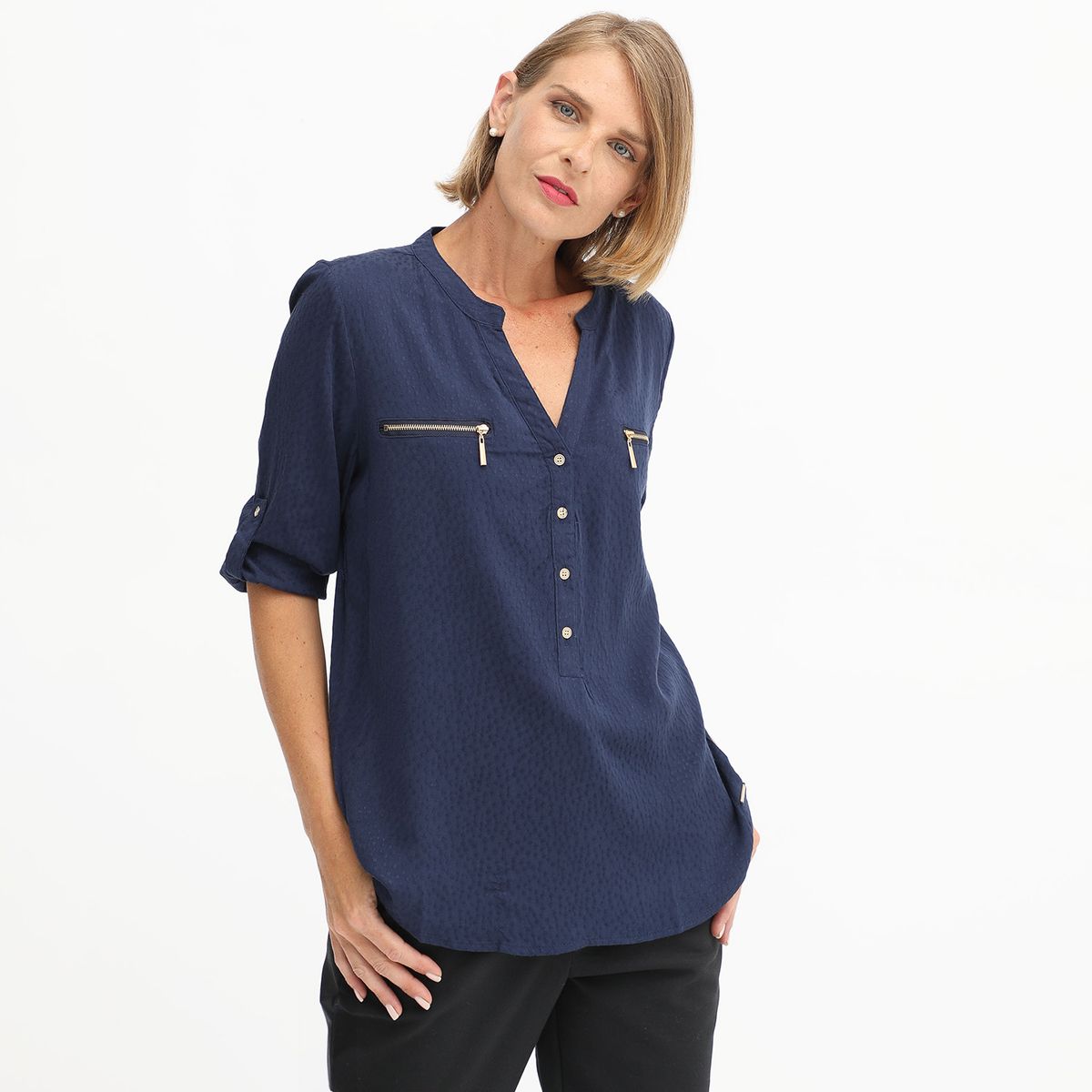 STEFANO COCCI - Blusa Manga Larga Casual Stefano Cocci