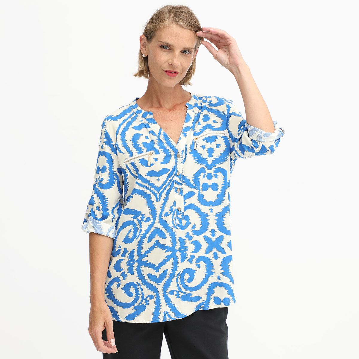 STEFANO COCCI - Blusa Manga Larga Casual Stefano Cocci