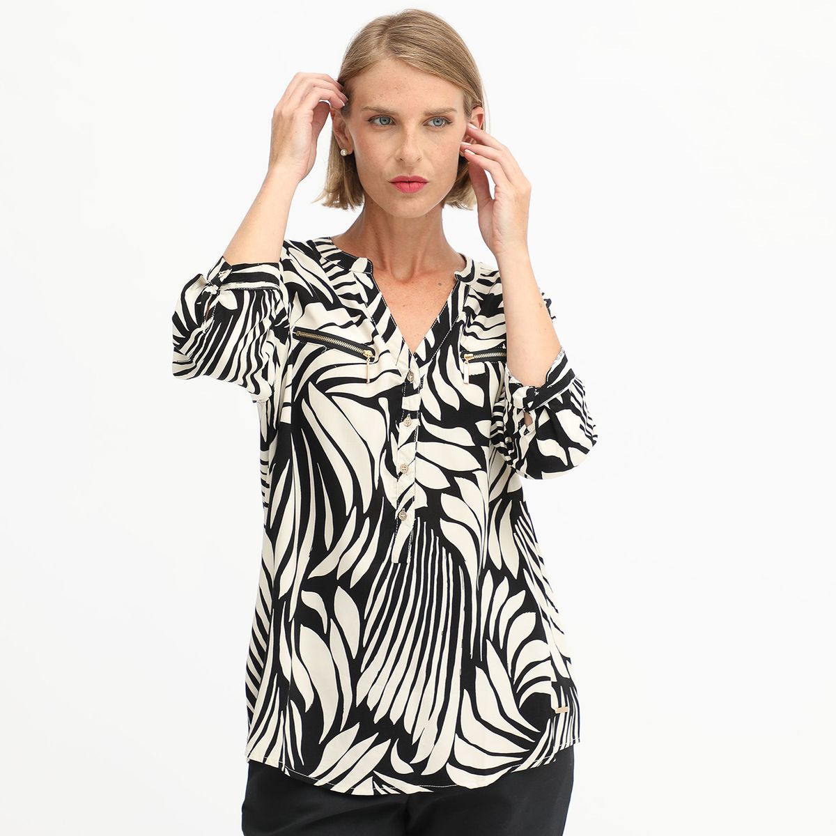 STEFANO COCCI - Blusa Manga Larga Casual Stefano Cocci