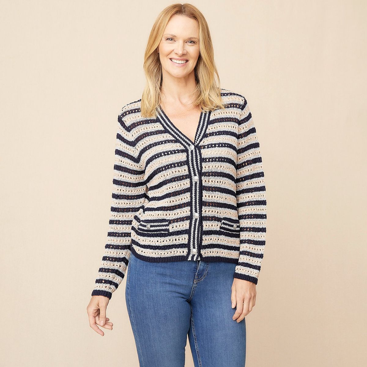 STEFANO COCCI - Cárdigan Casual Algodón Mujer Stefano Cocci