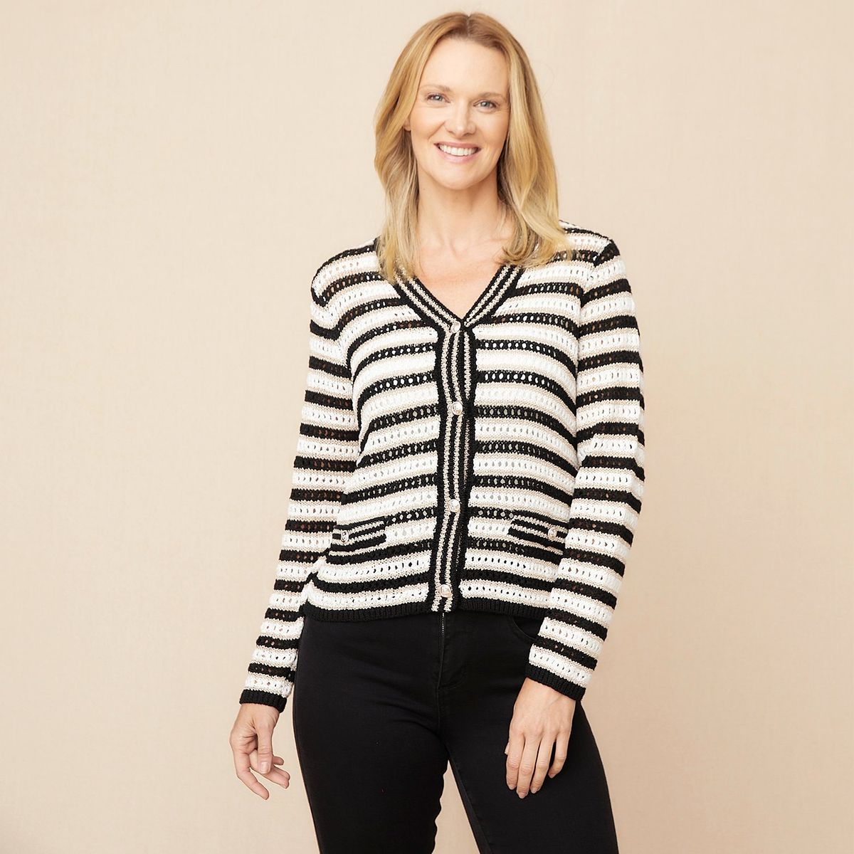 STEFANO COCCI - Cárdigan Casual Algodón Mujer Stefano Cocci