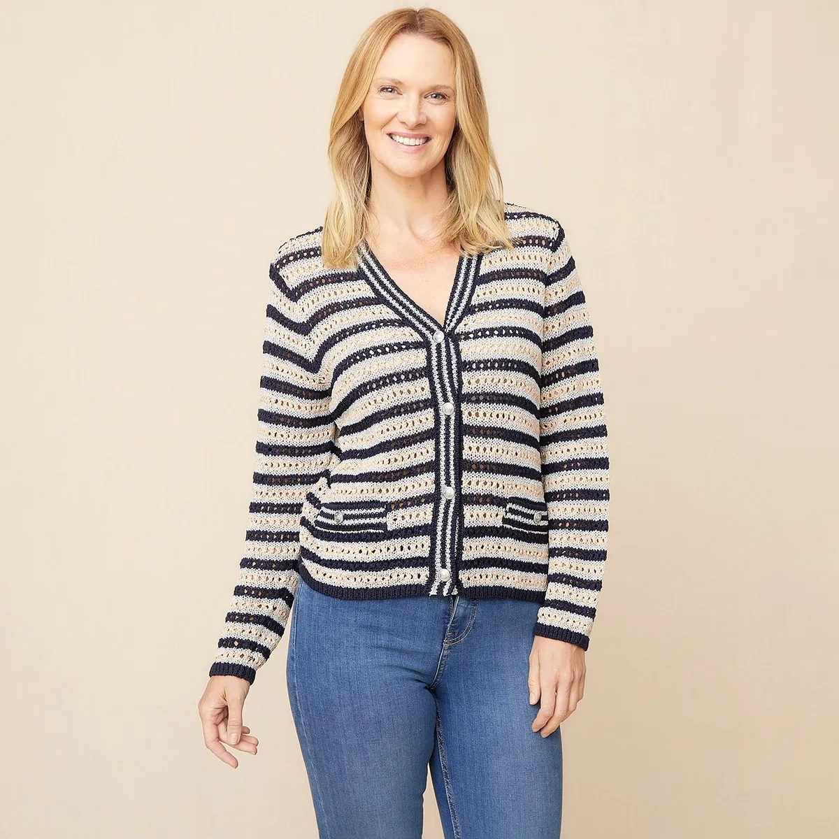 STEFANO COCCI - Cárdigan Casual Algodón Mujer Stefano Cocci