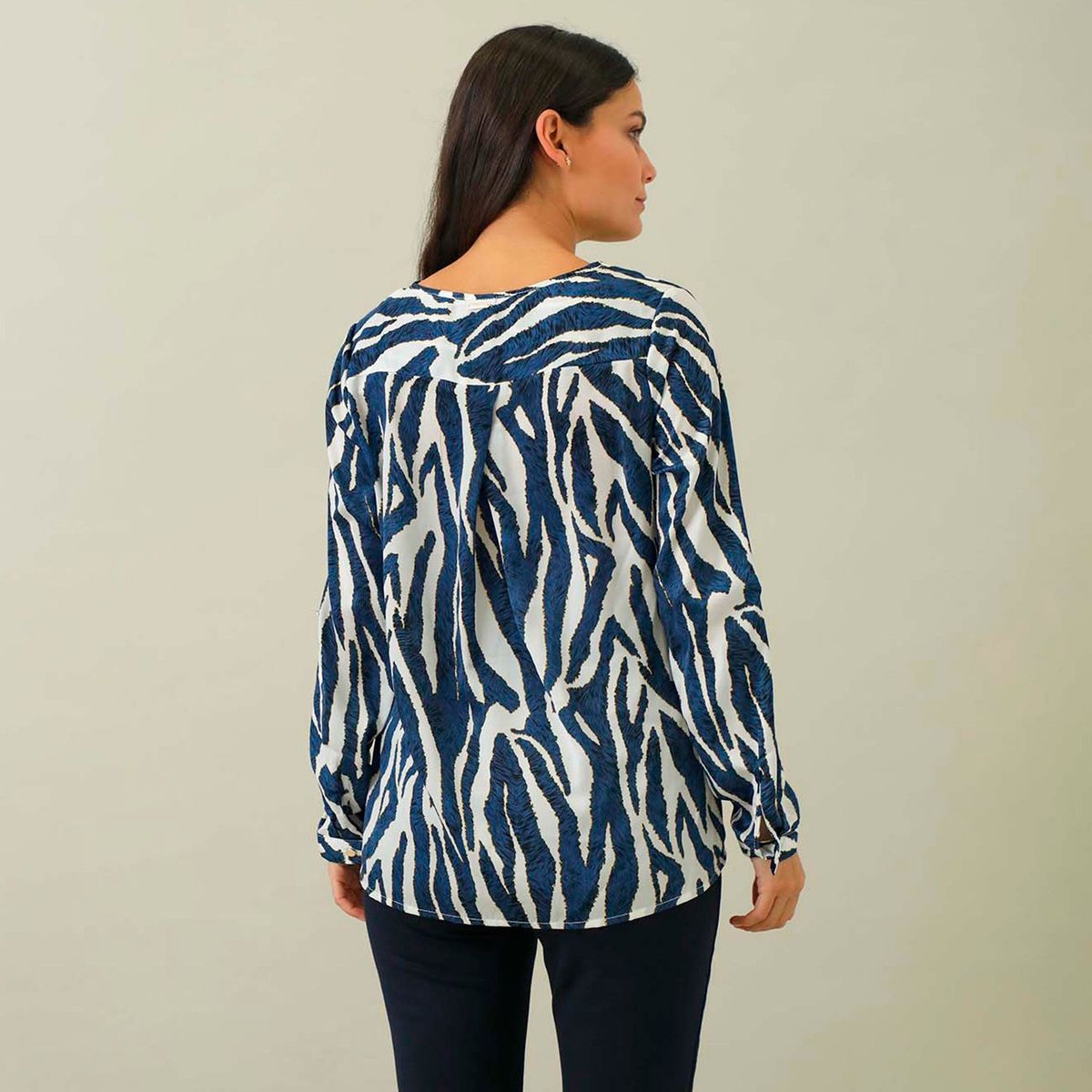 STEFANO COCCI - Blusa Manga Larga Casual Mujer Newport